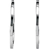 Sterling Silver Square Tube Hinged Earrings Sterling Silver Square Tube Hinged Earrings