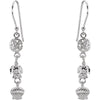 Sterling Silver Mini Turtle and Shell Earrings Sterling Silver Mini Turtle and Shell Earrings