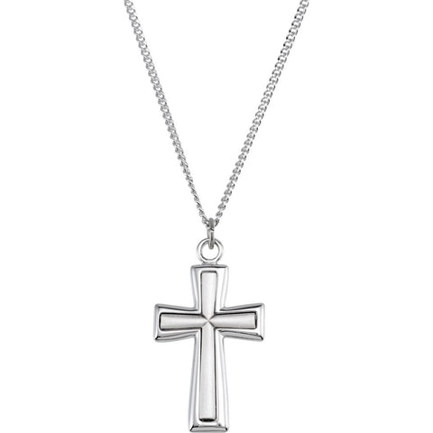 Sterling Silver Cross Necklace Sterling Silver Cross Necklace