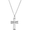 39.00 X 21.75 mm Cross in Sterling Silver (24-inch) 39.00 X 21.75 mm Cross in Sterling Silver (24-inch)
