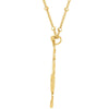 18k Yellow Gold Vermeil Panther 17" Necklace for Courage 18k Yellow Gold Vermeil Panther 17" Necklace for Courage