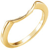 Wedding Band for Matching Engagement Ring with 08.80 mm Center Stone in 14k Yellow Gold ( Size 6 )