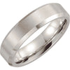 Dura Cobalt Wedding Band Ring with Satin Finish (Size 8 ) Dura Cobalt Wedding Band Ring with Satin Finish (Size 8 )
