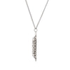 Sterling Silver Hollow Mezuzah Pendant or Necklace Sterling Silver Hollow Mezuzah Pendant or Necklace