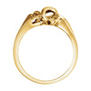 14k Yellow Gold Freeform Ring, Size 6 14k Yellow Gold Freeform Ring, Size 6