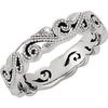 14k White Gold 4.5mm Band, Size 7 14k White Gold 4.5mm Band, Size 7