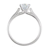 14k White Gold 1/2 CTW Diamond Solitaire Engagement Ring, Size 7 14k White Gold 1/2 CTW Diamond Solitaire Engagement Ring, Size 7