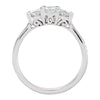14k White Gold 1 CTW Diamond 3-Stone Anniversary Ring, Size 6 14k White Gold 1 CTW Diamond 3-Stone Anniversary Ring, Size 6