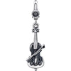 Violin Charm in Sterling Silver Violin Charm in Sterling Silver