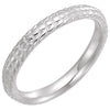 Stackable Metal Fashion Ring in Sterling Silver ( Size 7 ) Stackable Metal Fashion Ring in Sterling Silver ( Size 7 )