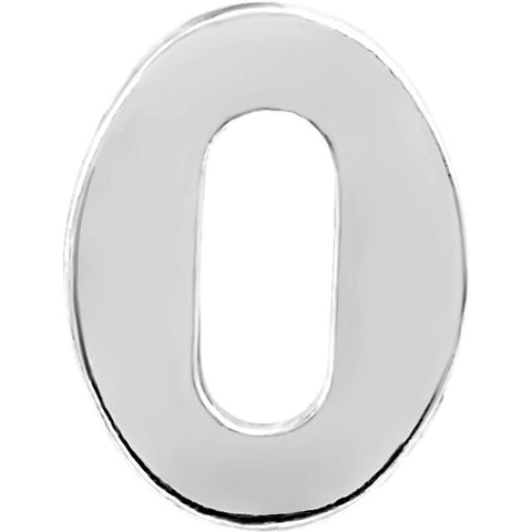 14k White Gold 4x3.25mm Chain Tag 14k White Gold 4x3.25mm Chain Tag