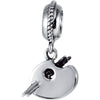 Sterling Silver 12x5mm Kera Palette Charm Sterling Silver 12x5mm Kera Palette Charm