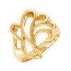 Metal Fashion Ring in 14k Yellow Gold ( Size 6 ) Metal Fashion Ring in 14k Yellow Gold ( Size 6 )
