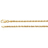 14k Yellow Gold 2.5mm Diamond Cut Rope 16" Chain 14k Yellow Gold 2.5mm Diamond Cut Rope 16" Chain