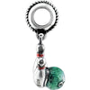 Sterling Silver 12x6.5mm Kera Bowling Charm Sterling Silver 12x6.5mm Kera Bowling Charm