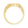 10k Yellow Gold Star of David Ring , Size 7 10k Yellow Gold Star of David Ring , Size 7