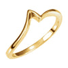 14k Yellow Gold Anniversary Band Mounting, Size 6 14k Yellow Gold Anniversary Band Mounting, Size 6