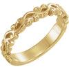 Stackable Metal Fashion Ring in 14k Yellow Gold ( Size 6 ) Stackable Metal Fashion Ring in 14k Yellow Gold ( Size 6 )