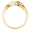 14k Yellow Gold V-Shape Fashion Ring, Size 6 14k Yellow Gold V-Shape Fashion Ring, Size 6