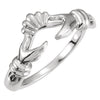 All Metal Wrap in 14K White Gold (Size 6) All Metal Wrap in 14K White Gold (Size 6)
