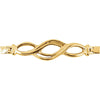 Bracelet Center Mounting in 14K Yellow Gold Bracelet Center Mounting in 14K Yellow Gold