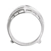14k White Gold Ring Guard, Size 6 14k White Gold Ring Guard, Size 6