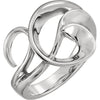 Metal Fashion Ring in 14k White Gold ( Size 6 ) Metal Fashion Ring in 14k White Gold ( Size 6 )