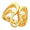 Metal Fashion Ring in 14k Yellow Gold ( Size 6 ) Metal Fashion Ring in 14k Yellow Gold ( Size 6 )