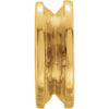 14K Yellow Gold 9mm Plain Roundel 14K Yellow Gold 9mm Plain Roundel