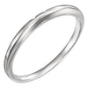 2mm Bands in 14k White Gold, Size 6 2mm Bands in 14k White Gold, Size 6