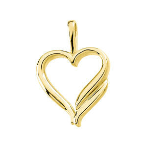 14k Yellow Gold Heart Pendant 14k Yellow Gold Heart Pendant
