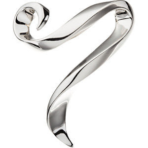 Sterling Silver 42.5x35mm Fashion Chain Slide Sterling Silver 42.5x35mm Fashion Chain Slide