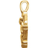 18k Yellow Gold Angel Heart Pendant 18k Yellow Gold Angel Heart Pendant