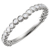 1/4 CTTW Diamond Wedding Band for Matching Engagement Ring in 14k White Gold ( Size 6 ) 1/4 CTTW Diamond Wedding Band for Matching Engagement Ring in 14k White Gold ( Size 6 )