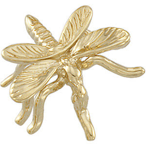 14k White Gold Mosquito Lapel Pin