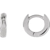 14K White Gold 9.5mm Hinged Earrings 14K White Gold 9.5mm Hinged Earrings