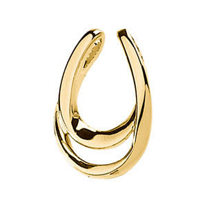10k Yellow Gold Pendant Enhancer 10k Yellow Gold Pendant Enhancer