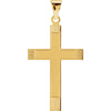 28.00x18.00 mm Cross Pendant in 14K Yellow Gold 28.00x18.00 mm Cross Pendant in 14K Yellow Gold