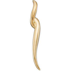14k Yellow Gold Vertical Pendant Slide 14k Yellow Gold Vertical Pendant Slide