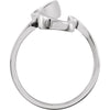 14k White Gold Freeform Ring, Size 6 14k White Gold Freeform Ring, Size 6