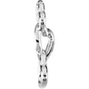Sterling Silver Linked Hearts Pendant Sterling Silver Linked Hearts Pendant