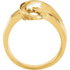 14k Yellow Gold Freeform Ring, Size 6 14k Yellow Gold Freeform Ring, Size 6
