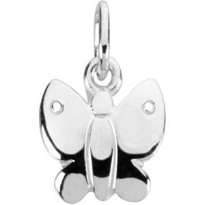 Sterling Silver Butterfly Charm Sterling Silver Butterfly Charm