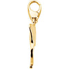 14k Yellow Gold Fashion Stingray Charm 14k Yellow Gold Fashion Stingray Charm