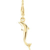 Fashion Dolphin Charm in 14K Yellow Gold Fashion Dolphin Charm in 14K Yellow Gold