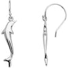 14k Yellow Gold Metal Fashion Dolphin Dangle 14k Yellow Gold Metal Fashion Dolphin Dangle