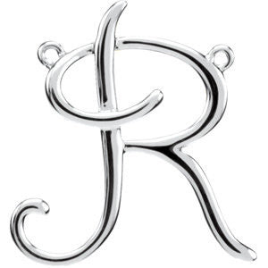 Sterling Silver "R" Script Initial Sterling Silver "R" Script Initial