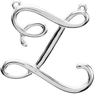 Sterling Silver "Z" Script Initial Sterling Silver "Z" Script Initial