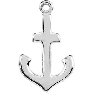Sterling Silver Petite Anchor Dangle Sterling Silver Petite Anchor Dangle
