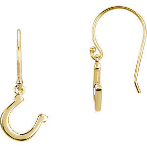 14k Yellow Gold Petite Horseshoe Earrings 14k Yellow Gold Petite Horseshoe Earrings